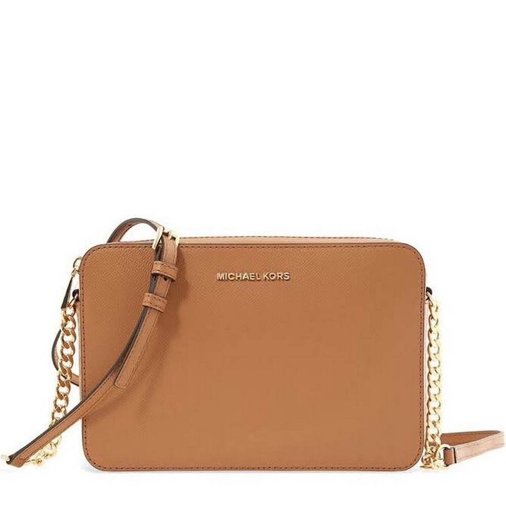 NWT Michael Kors Acorn Leather Crossbody